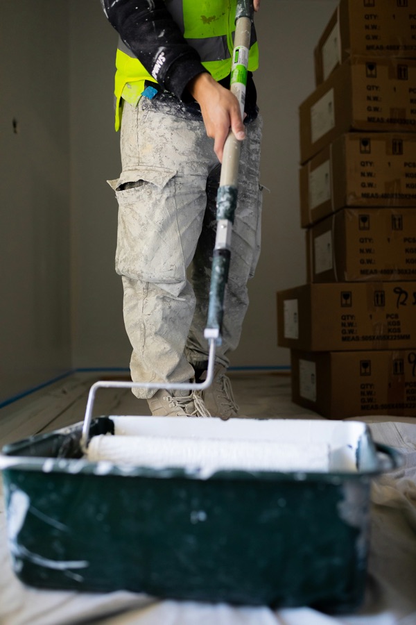 Maler bei der Arbeit